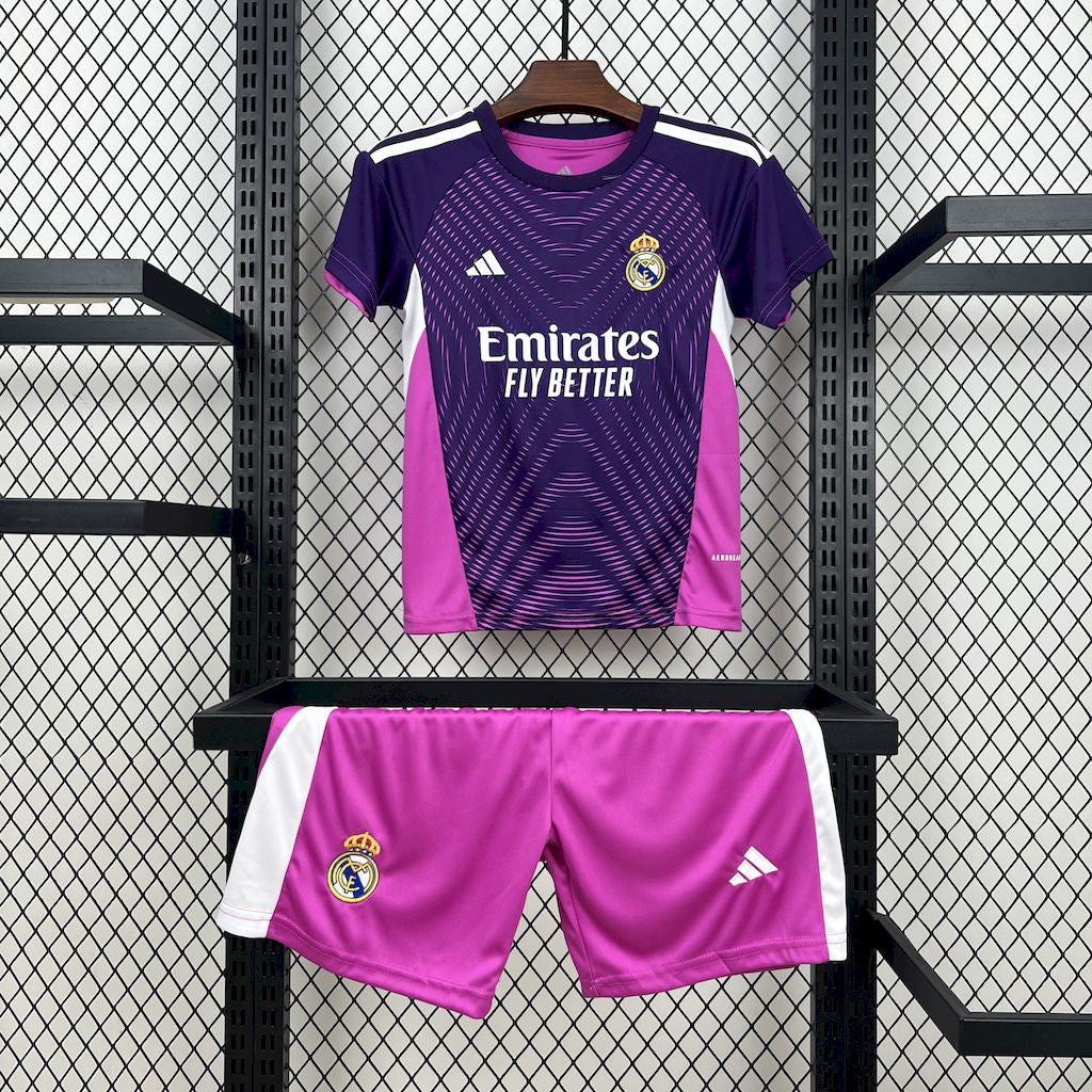 Real Madrid paarse keepers tenue kids