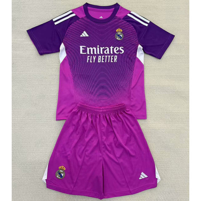 Real Madrid paarse keepers tenue kids