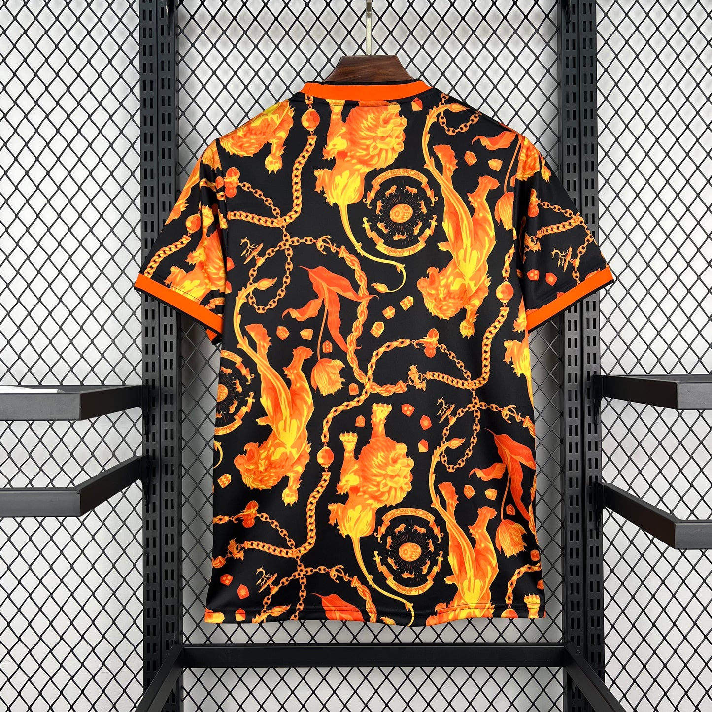 Nederlands elftal pre match voetbalshirt voor het aankomende WK