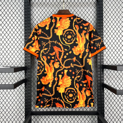 Nederlands elftal pre match voetbalshirt voor het aankomende WK