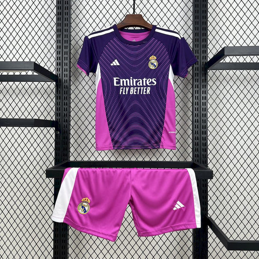 Real Madrid paarse keepers tenue kids