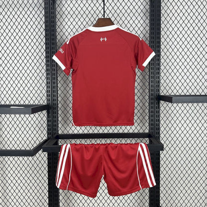 Liverpool kids thuis tenue 2025/26