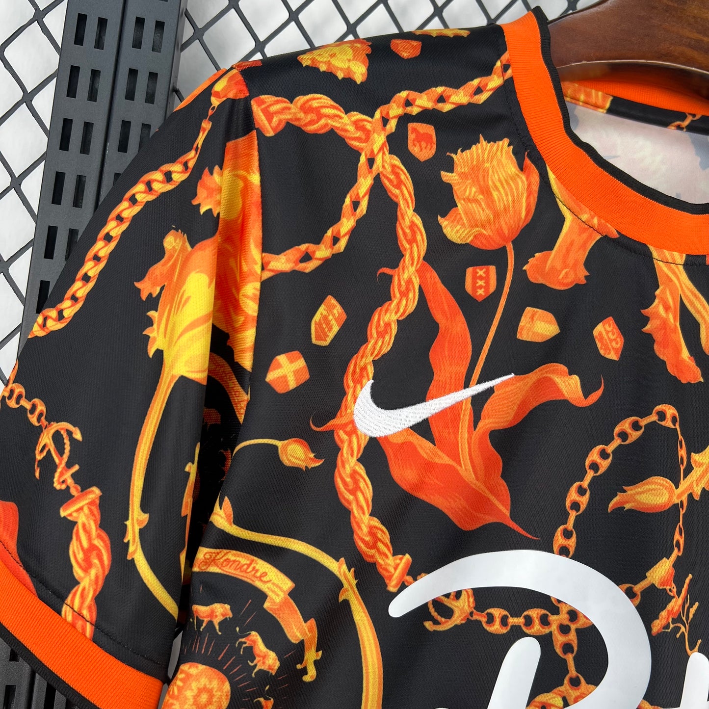 Nederlands elftal pre match voetbalshirt voor het aankomende WK